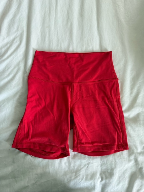 lululemon athletica Pants - lululemon athletica High-Rise Red Bike Shorts